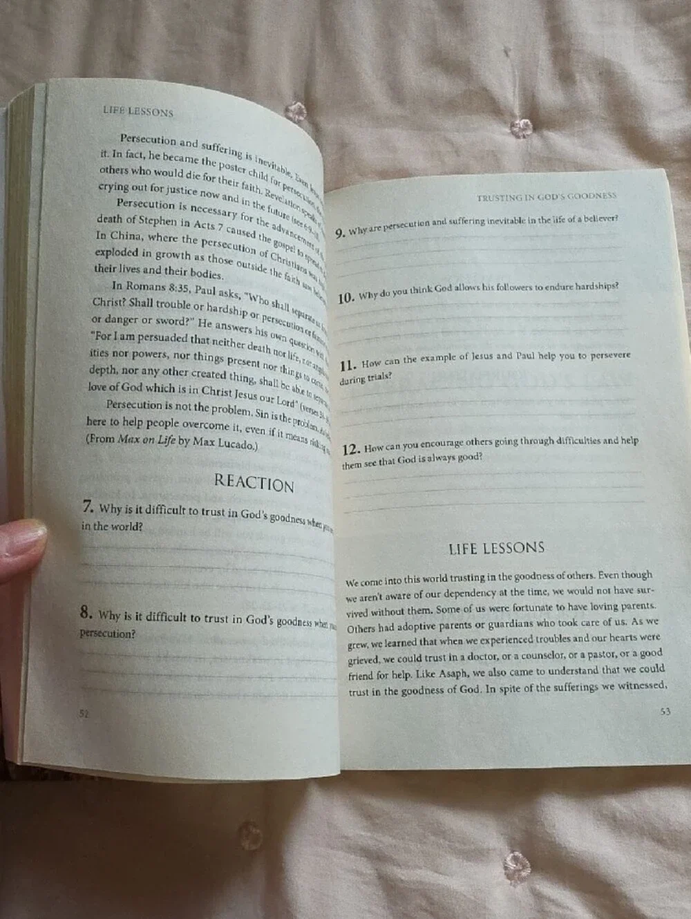 Max Lucado Life Lessons Bible Study Books.